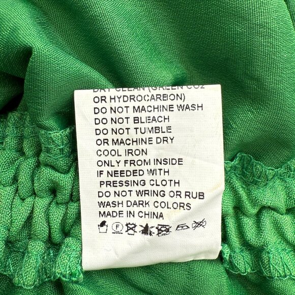 SNDYS x Molly King Nobu Mini Dress Womens 6 Green Strapless Ruched Revolve Party - Picture 16 of 16